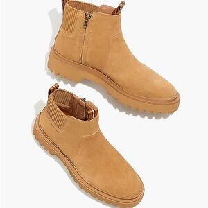 Madewell The Henry Lugsole Boot in Suede - New in Box